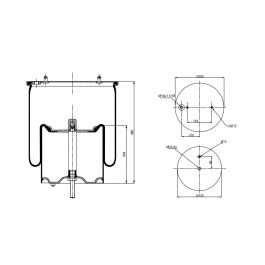 AIR SPRING REPL SCANIA 4913NP02 AS1092 | TRUCKSPARES 365